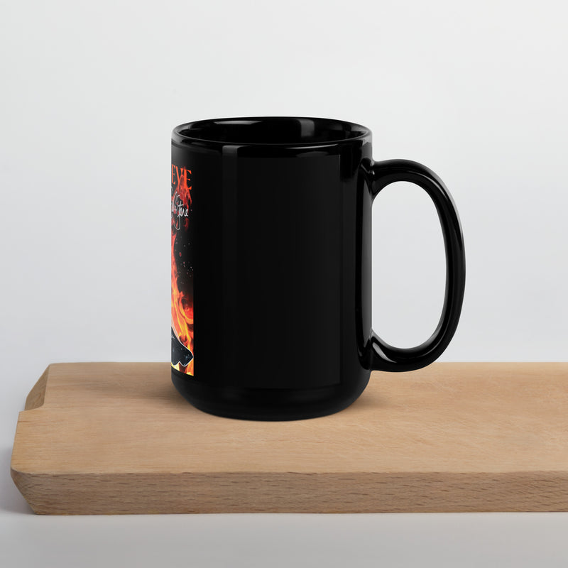 Resident Eve Black Glossy Mug